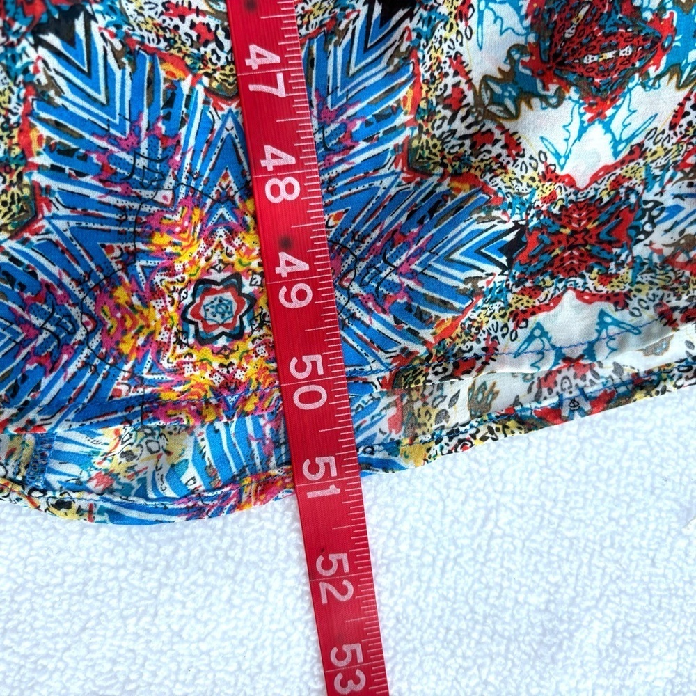 Blue Floral Strapless Maxi Dress - Picture 13 of 13